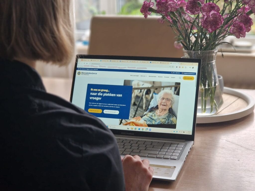 Nieuwe Website Wensambulance Oost Nederland