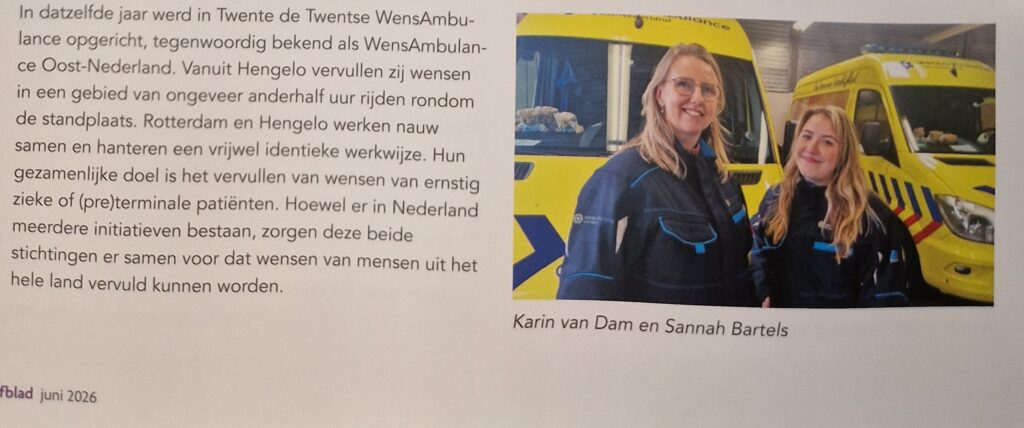 Olijfblad Interview Wensambulance Oost Nederland 3