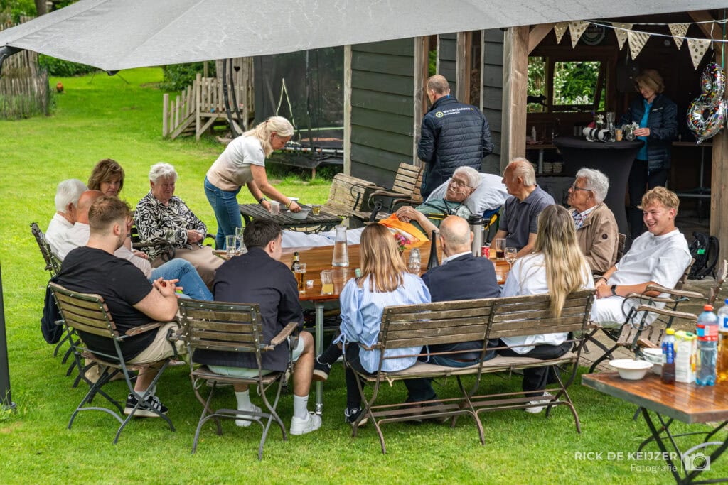 Wensambulance Oost-Nederland - samen genieten van zijn 80e verjaardag